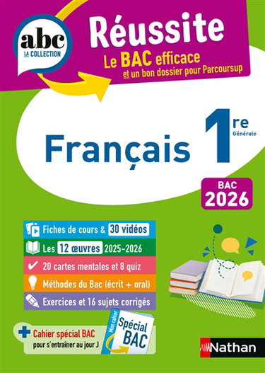 Couverture de Français 1re générale : bac 2026