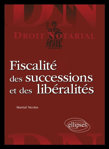 Couverture de Fiscalité des successions et des libéralités