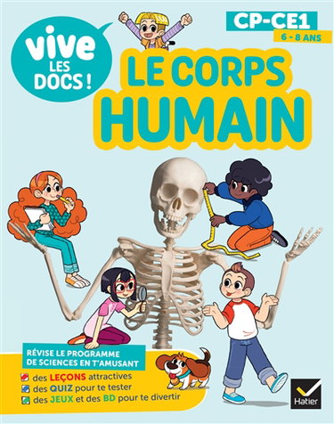 Couverture de Le corps humain : CP, CE1, 6-8 ans