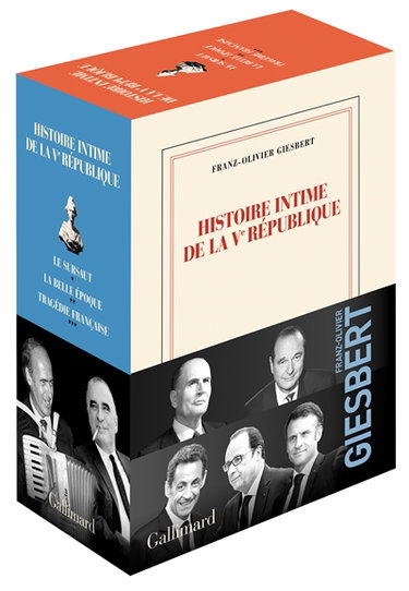 Couverture de Coffret histoire intime de la Ve République