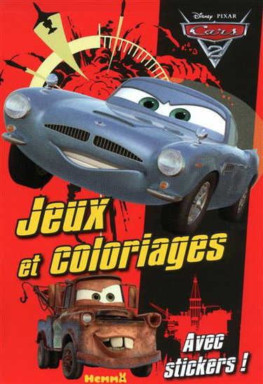 Couverture de Cars 2 : jeux et coloriages