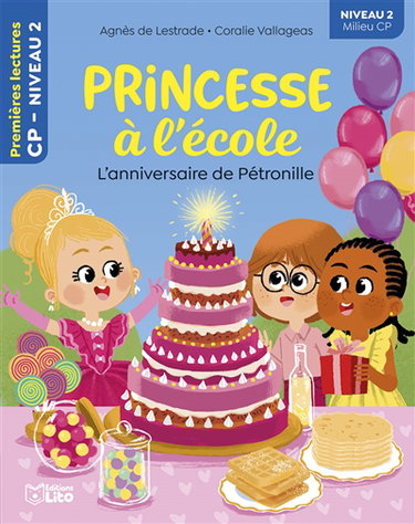 Couverture de Princesse à l'école. L'anniversaire de Pétronille
