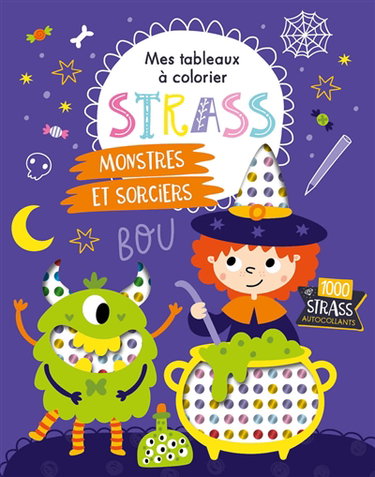Couverture de Monstres et sorciers : 1.000 strass autocollants