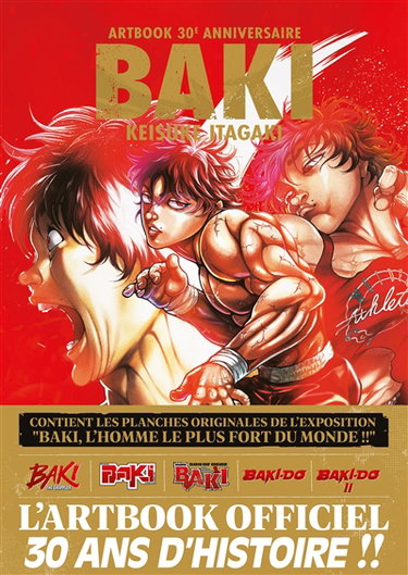 Couverture de Baki : artbook 30e anniversaire