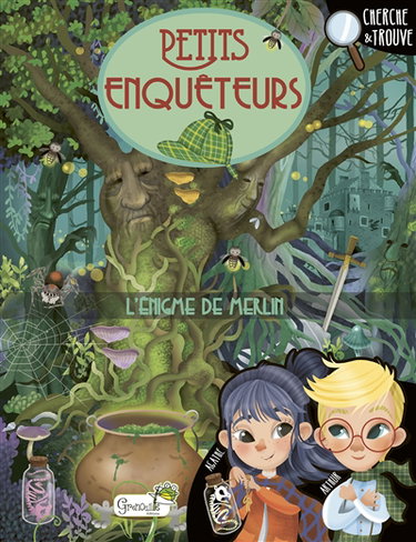 Couverture de L'énigme de Merlin : cherche & trouve