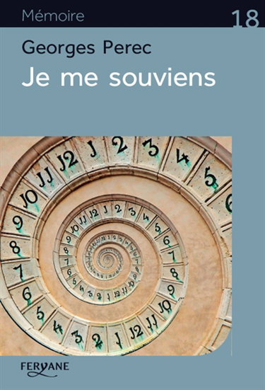 Couverture de Je me souviens