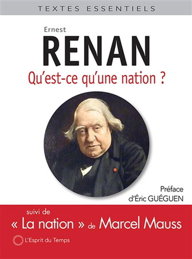 Couverture de Qu'est-ce qu'une nation ?. La nation