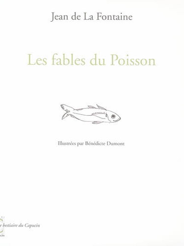 Couverture de Les fables du poisson
