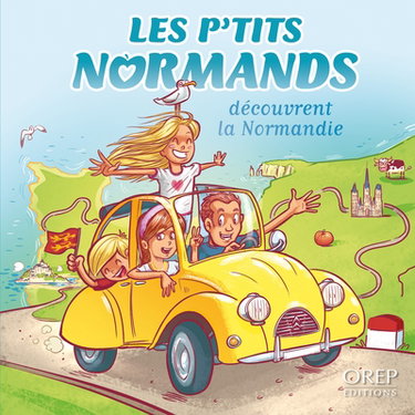 Couverture de Les p'tits Normands. Les p'tits Normands découvrent la Normandie