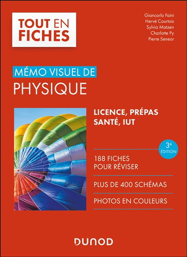 Couverture de Mémo visuel de physique : licence, prépas, santé, IUT