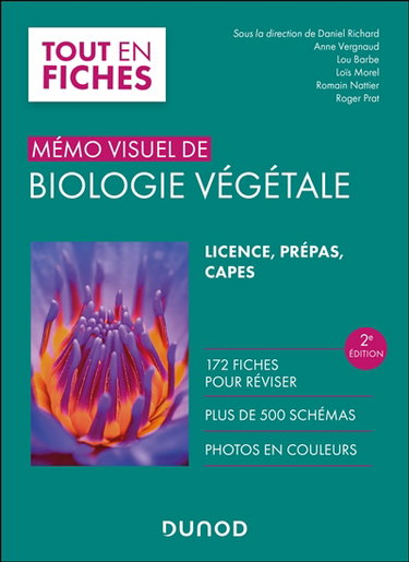 Couverture de Mémo visuel de biologie végétale : licence, prépas, Capes