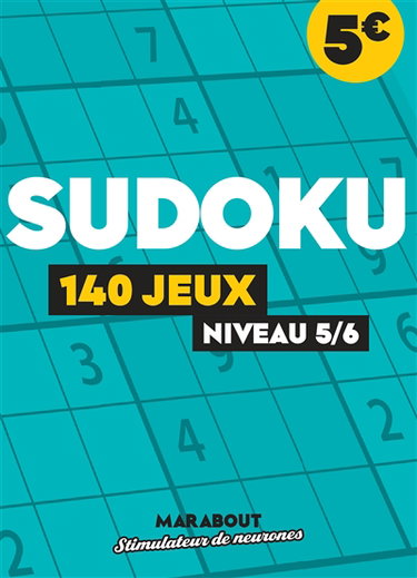 Couverture de Sudoku : 140 jeux : niveau 5-6