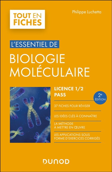 Couverture de L'essentiel de biologie moléculaire : licence 1, 2, Pass