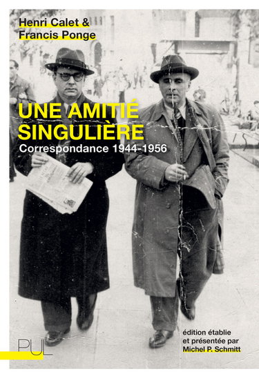 Couverture de Une amitié singulière : correspondance 1944-1956