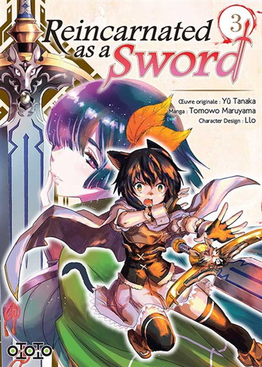 Couverture de Reincarnated as a sword. Vol. 3