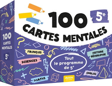 Couverture de Tout le programme de 5e : 100 cartes mentales