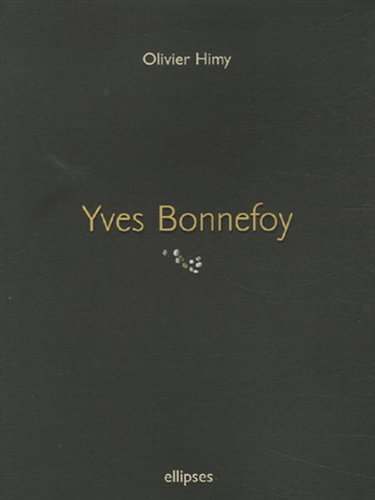 Couverture de Yves Bonnefoy
