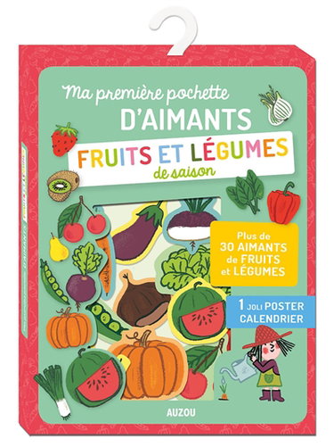 Couverture de Fruits et légumes de saison : ma première pochette d'aimants