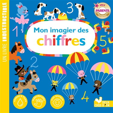 Couverture de Mon imagier des chiffres