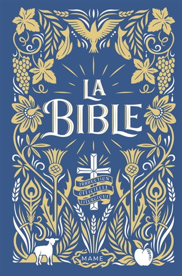 Couverture de La Bible : traduction officielle liturgique : jaspage foncé