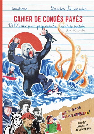 Couverture de Cahier de congés payés : 1.312 jeux pour préparer la rentrée sociale, plutôt 150 en réalité