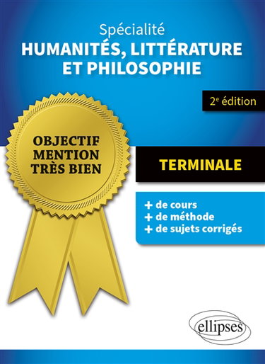 Couverture de Spécialité humanités, littérature et philosophie terminale