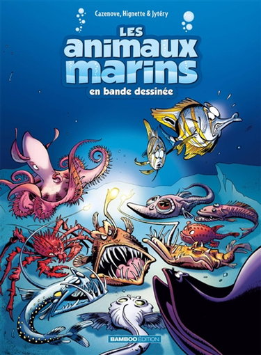 Couverture de Les animaux marins en bande dessinée. Vol. 6