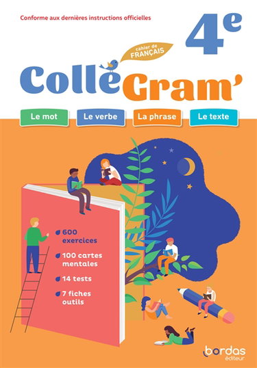 Couverture de ColléGram' 4e, cahier de français