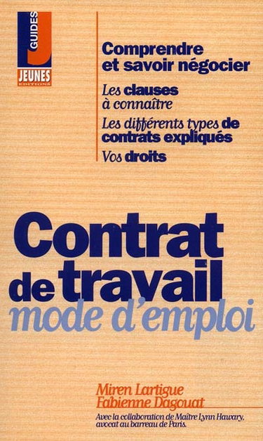 Couverture de Contrat de travail, mode d'emploi