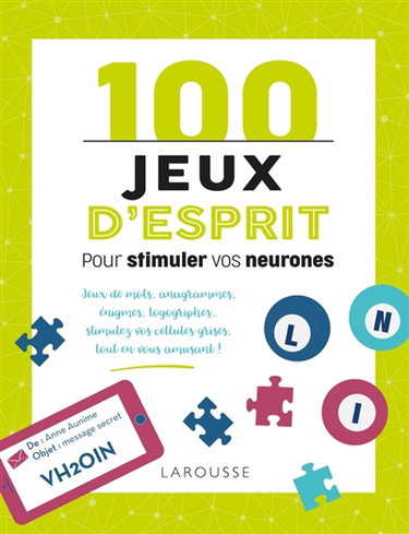 Couverture de 100 jeux d'esprit pour stimuler vos neurones