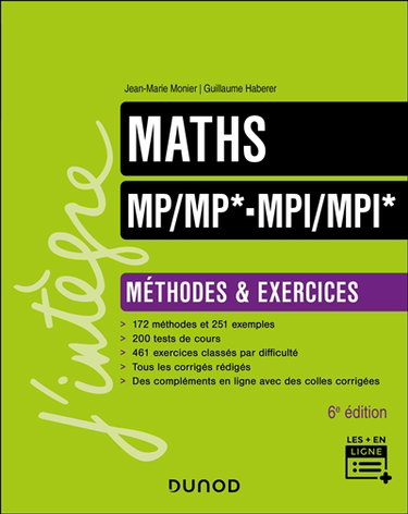 Couverture de Maths MP, MP*, MPI, MPI* : méthodes & exercices
