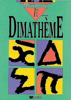 Couverture de Mathématiques, 1re L option : livre d'élève