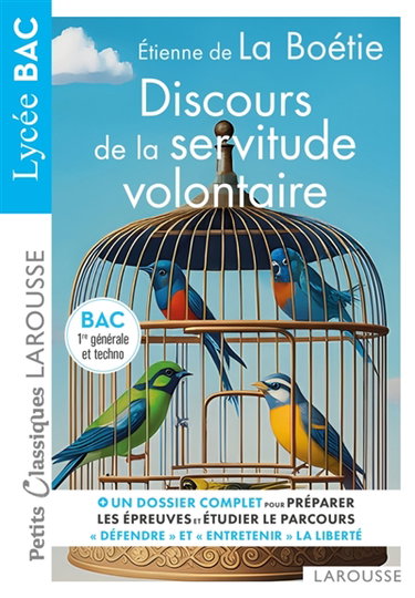 Couverture de Discours de la servitude volontaire : texte intégral et dossier