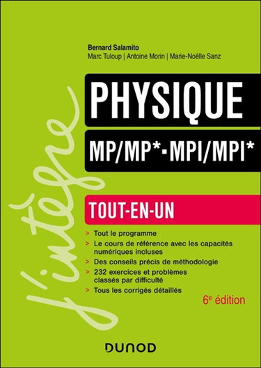 Couverture de Physique MP, MP*, MPI, MPI* : tout-en-un