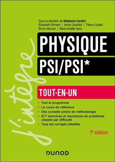 Couverture de Physique PSI, PSI* : tout-en-un