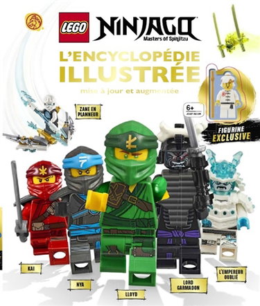 Couverture de Lego Ninjago, masters of spinjitzu : l'encyclopédie illustrée