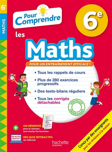 Couverture de Pour comprendre les maths 6e : nouveaux programmes