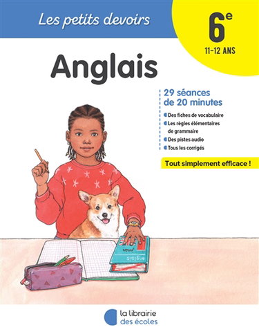 Couverture de Anglais 6e, 11-12 ans : 29 séances de 20 minutes