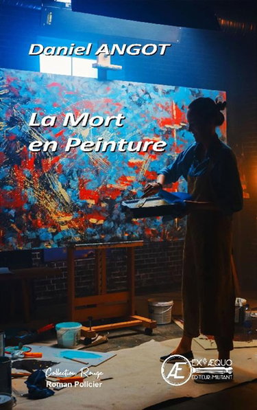 Couverture de La mort en peinture : roman policier