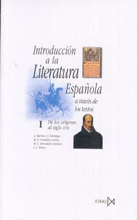 Couverture de Introducción a la literatura española a través de los textos I