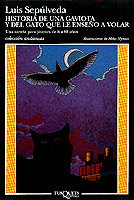Couverture de Historia de una gaviota y del gato que le enseñó a volar