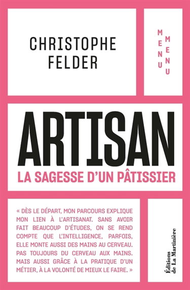Couverture de Artisan : la sagesse d'un pâtissier