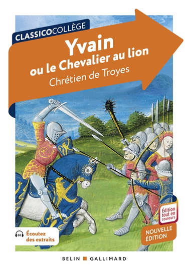 Couverture de Yvain ou Le chevalier au lion