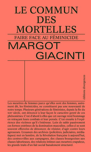 Couverture de Le commun des mortelles : faire face au féminicide