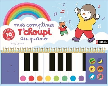 Couverture de Mes comptines : T'choupi au piano