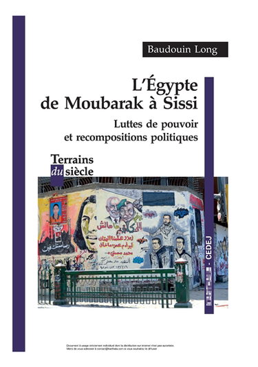 Couverture de L'Egypte de Moubarak à Sissi : luttes de pouvoir et recompositions politiques
