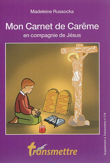 Couverture de Mon carnet de Carême en compagnie de Jésus