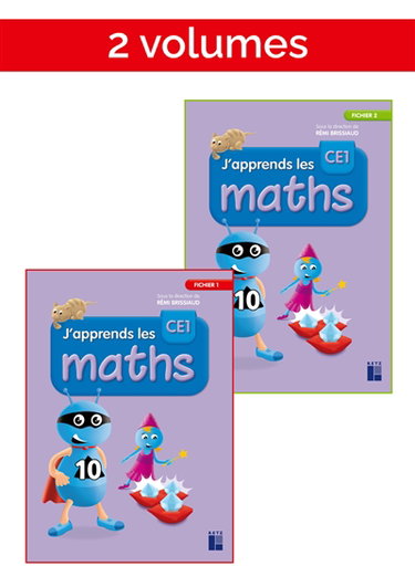 Couverture de J'apprends les maths CE1 : fichier de l'élève