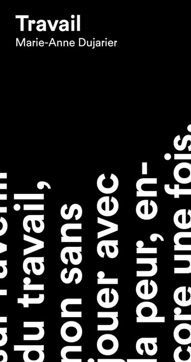 Couverture de Travail