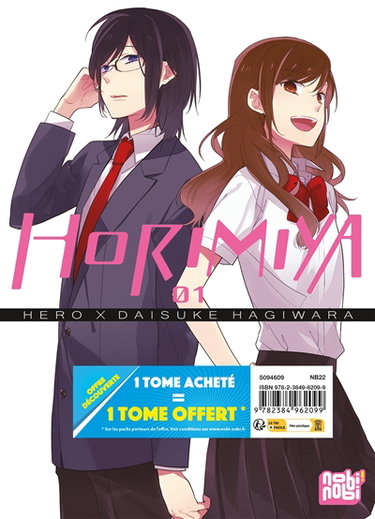Couverture de Horimiya : pack offre découverte T01 et T02